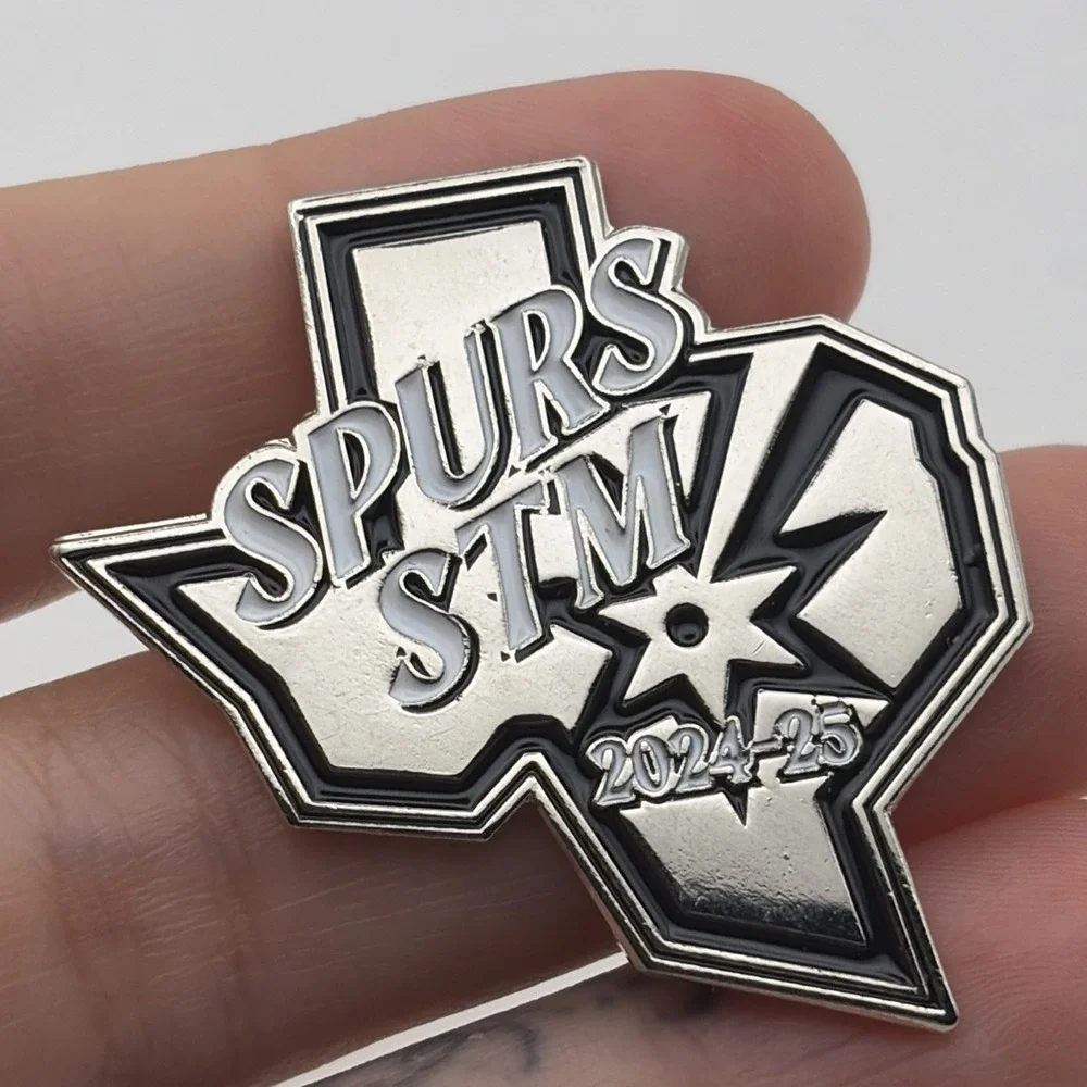 San Antonio Spurs STM Season Ticket Member 2024-2025 Basketball Lapel Hat Pin